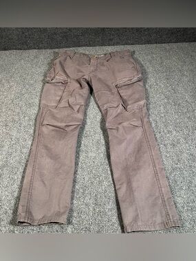 G Star Raw Straight Tapered Cargo Pants Size 32x28 Gray Streetwear Y2K Utility